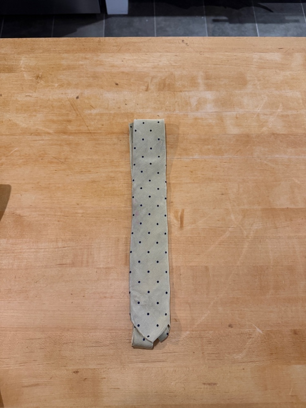 Brooks Brothers Sage Green Polka Dot Tie
